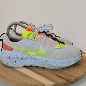 Nike Crater Impact Football Grey Volt Women's Size 7 CW2386-002